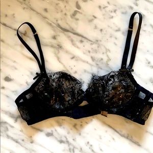Agent Provocateur Patent lace Bra 32B